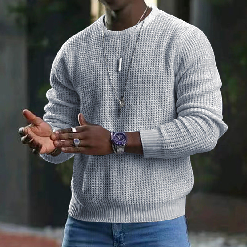 ?Freitagsverkauf schwarz-49%OFF??Pullover mit Rundhalsausschnitt und langen Ärmeln