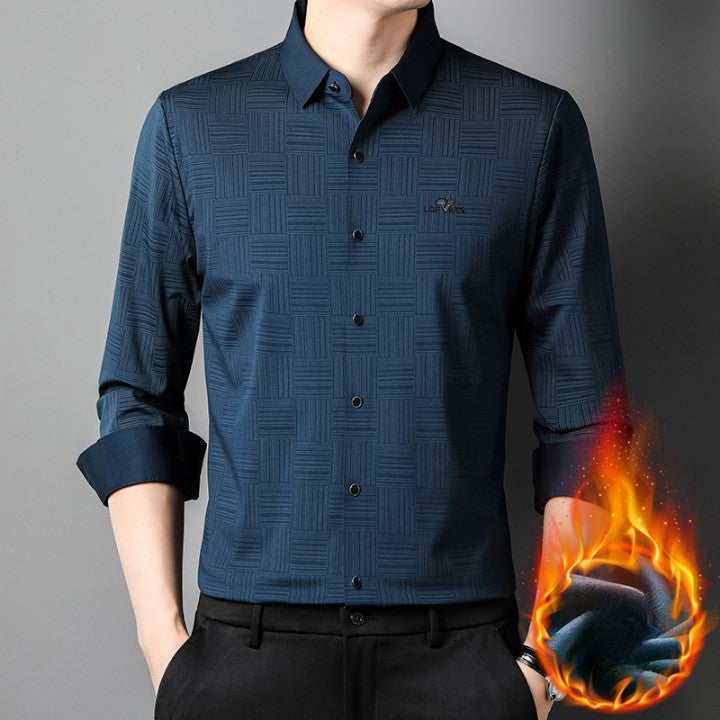 🔥BUY 2 Kostenloser Versand🔥Herren Langarm faltenfreies Freizeithemd