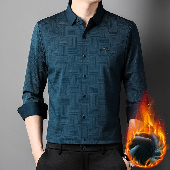 🔥BUY 2 Kostenloser Versand🔥Herren Langarm faltenfreies Freizeithemd