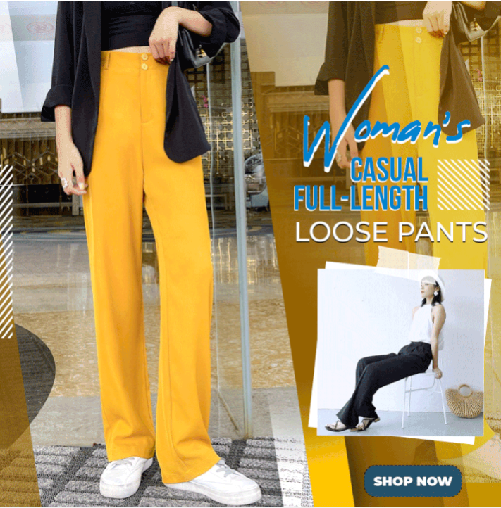 ✨Frühling-Rabatt✨Lässige, lange Hose für Frauen