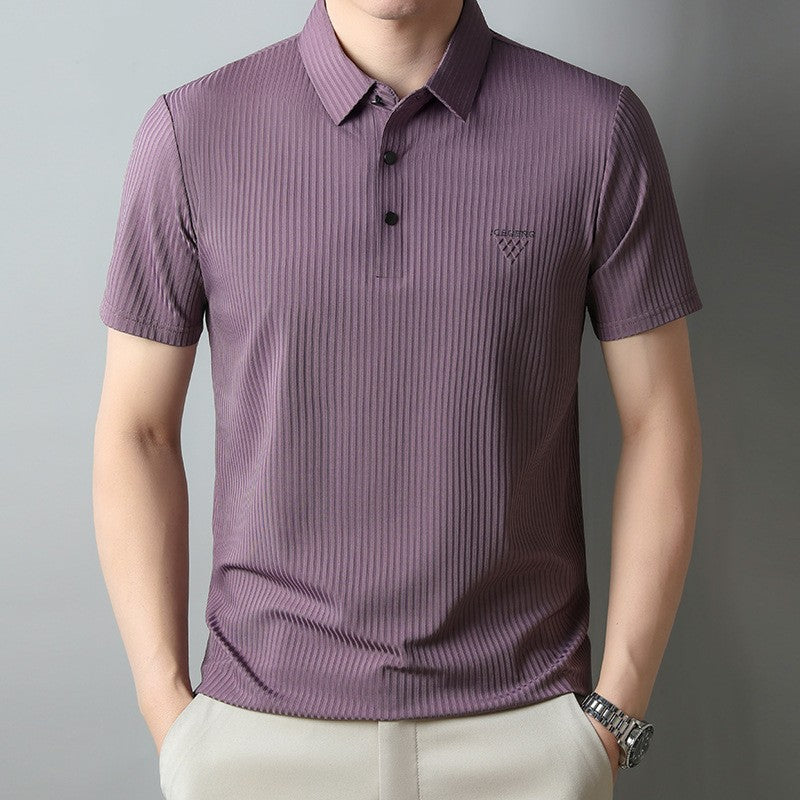 ?Neu für 2023 ? Bügelfrei übergroße Stretch Herren Business Casual kurze Ärmel