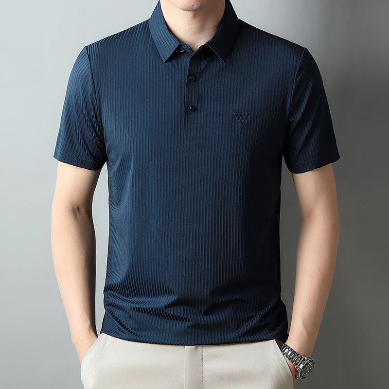 ?Neu für 2023 ? Bügelfrei übergroße Stretch Herren Business Casual kurze Ärmel