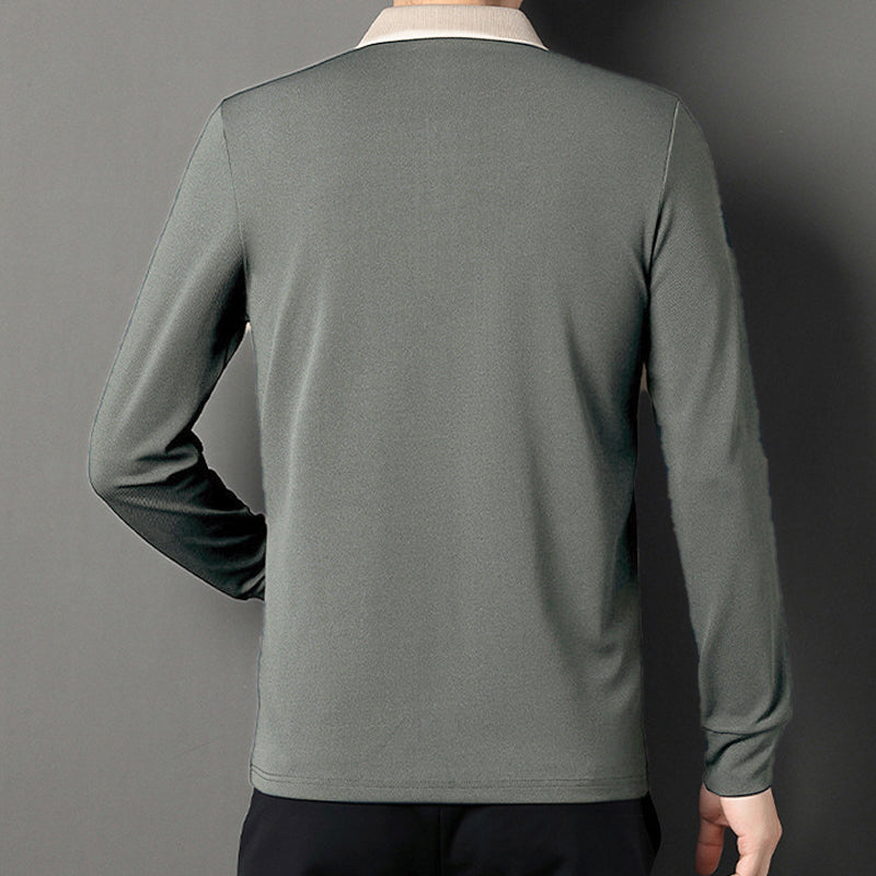 🔥Buy 2 Free Shipping🔥Herren Langarm T-Shirt mit Revers
