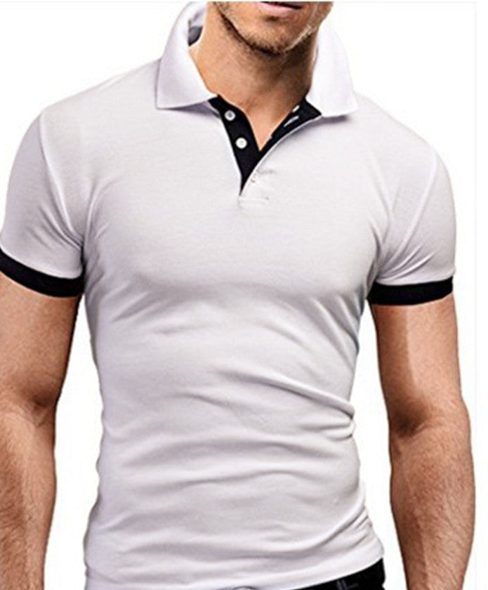 Hochwertiges Herren-Kurzarm-Poloshirt aus Baumwolle