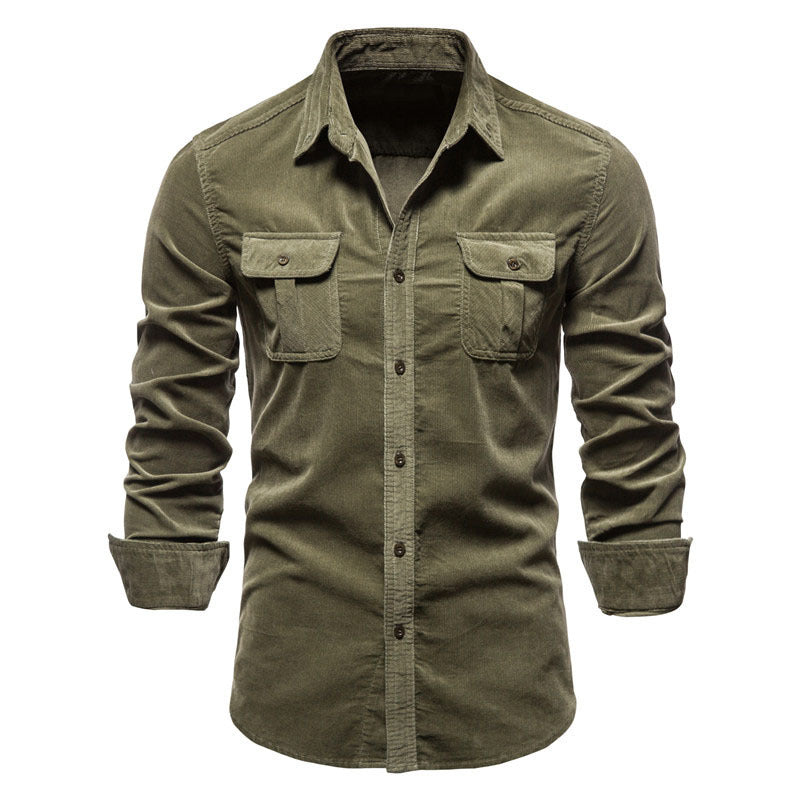 Cord Herren Business-Hemd