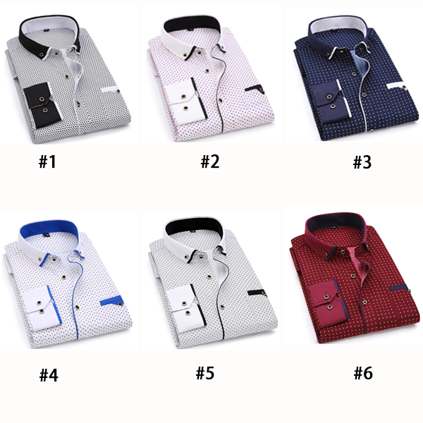 Frühling neue Business Casual Anti-Frozen Langarmshirt für Männer