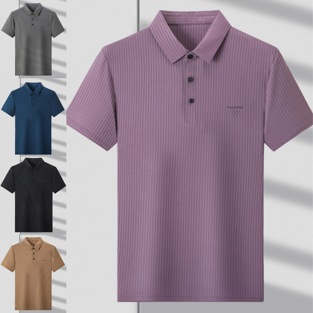 ?Neu für 2023 ? Bügelfrei übergroße Stretch Herren Business Casual kurze Ärmel