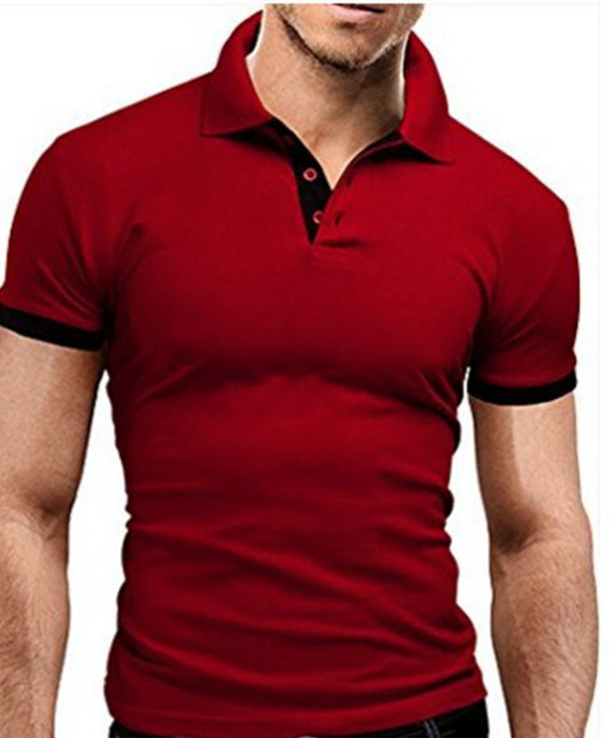 Hochwertiges Herren-Kurzarm-Poloshirt aus Baumwolle
