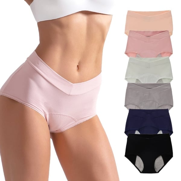 Auslaufsichere Höschen mit hoher Taille -🔥 1 kaufen und 2 gratis erhalten🔥