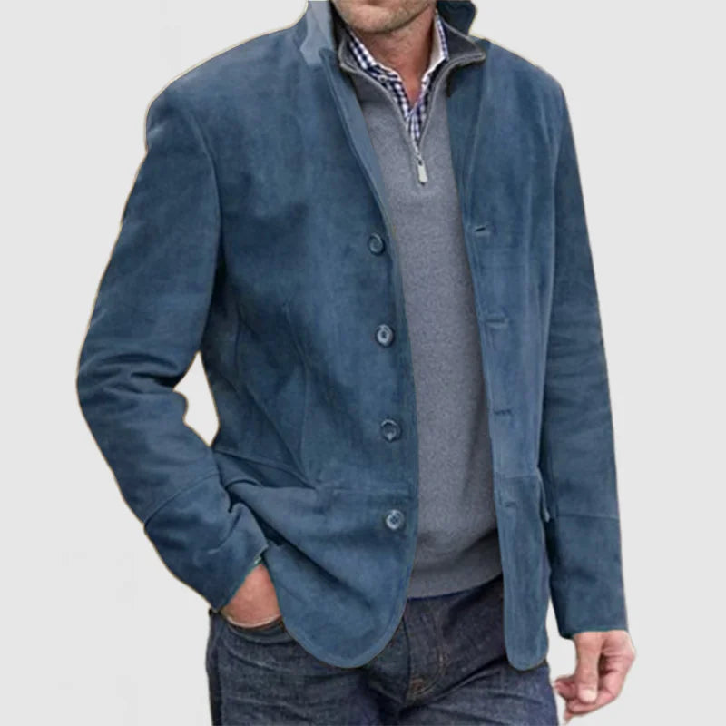 Klassische Vintage-Casual-Button-Down-Jacke für Herren