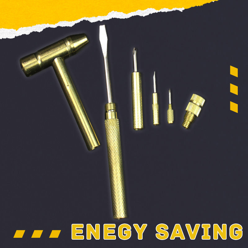 🎁2023-Weihnachten Hot Sale🎁 HALBER PREIS🔥🔥6 in1 Micro Mini Multifunktions-Kupferhammer