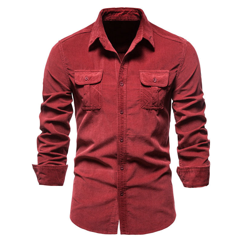 Cord Herren Business-Hemd