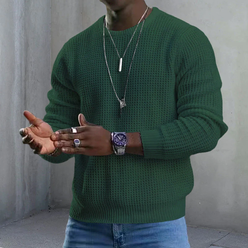 ?Freitagsverkauf schwarz-49%OFF??Pullover mit Rundhalsausschnitt und langen Ärmeln