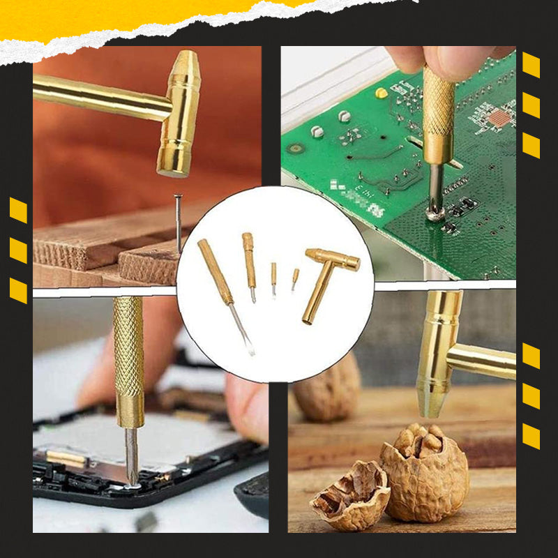 🎁2023-Weihnachten Hot Sale🎁 HALBER PREIS🔥🔥6 in1 Micro Mini Multifunktions-Kupferhammer