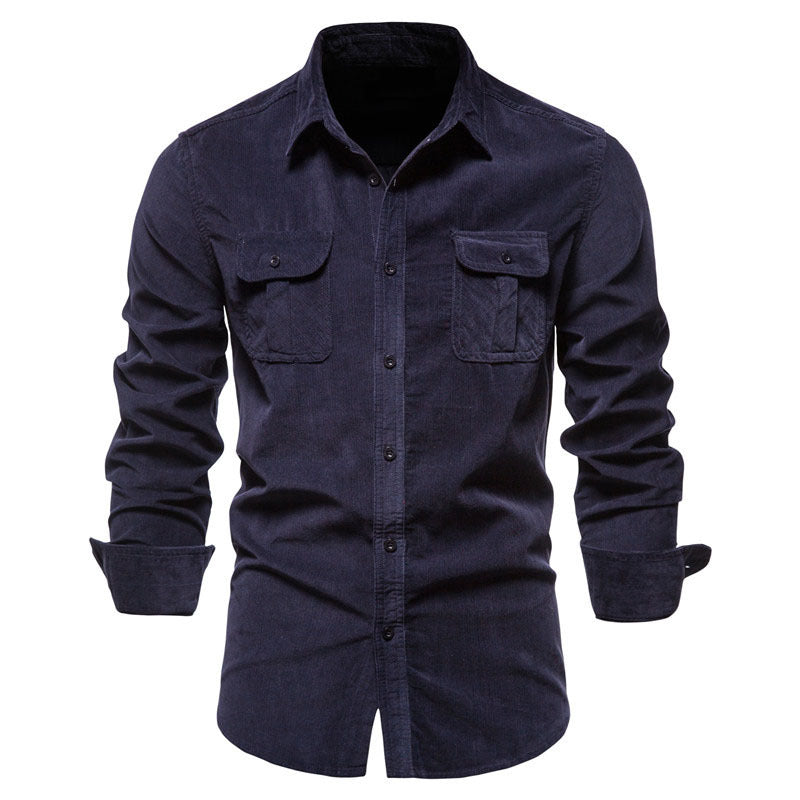 Cord Herren Business-Hemd