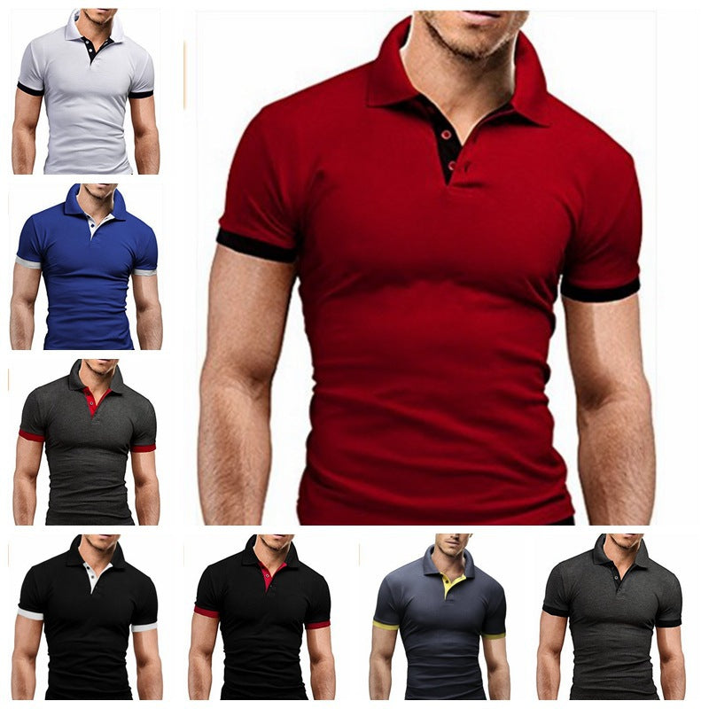 Hochwertiges Herren-Kurzarm-Poloshirt aus Baumwolle