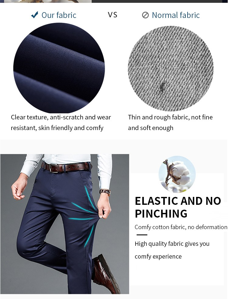 50% RABATT Ice Seide Anzug Hose f¨¹r Mnner