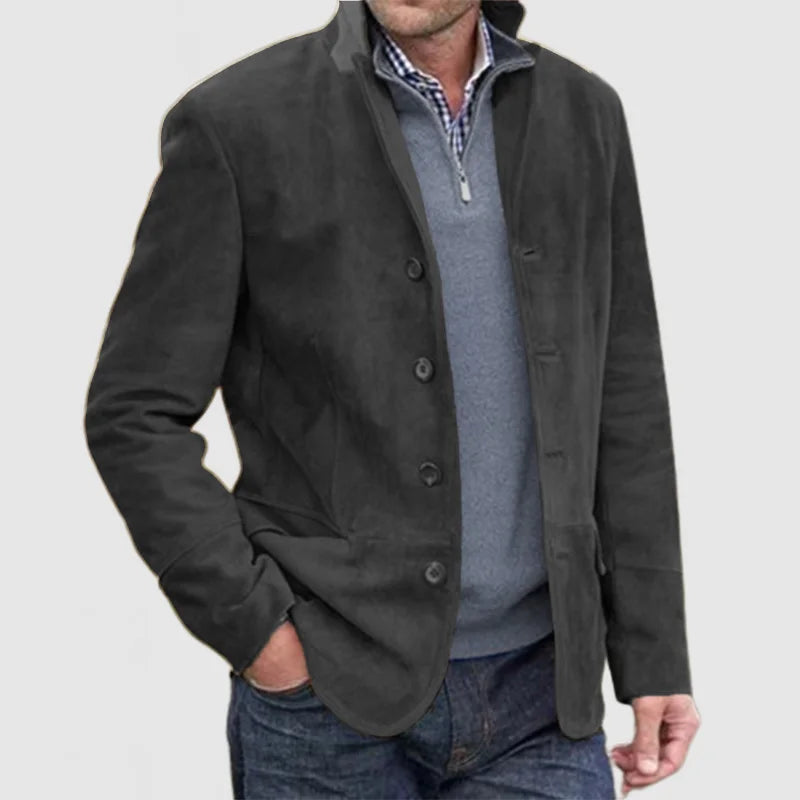 Klassische Vintage-Casual-Button-Down-Jacke für Herren