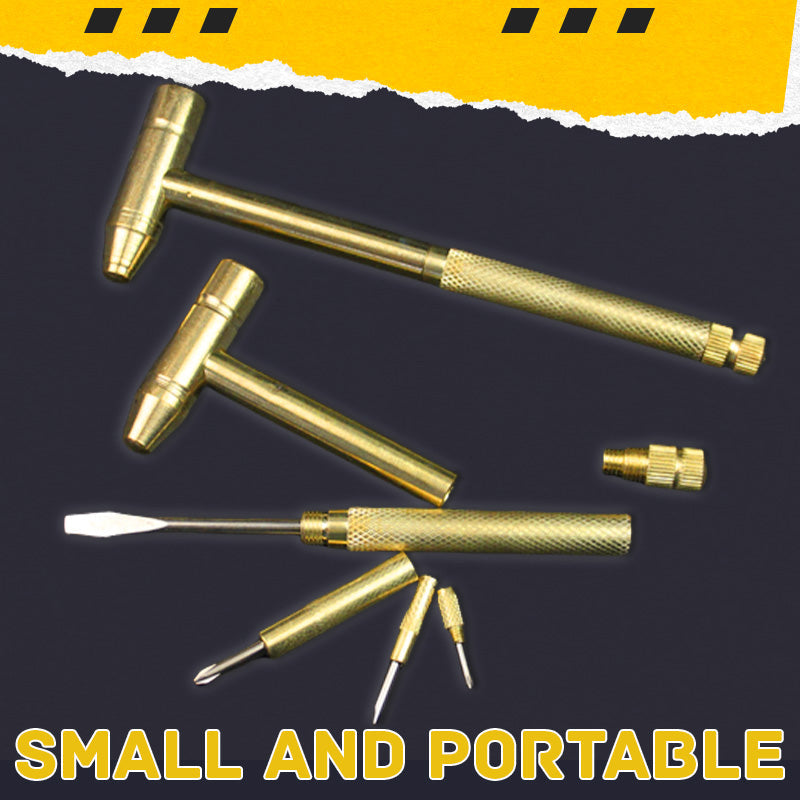 🎁2023-Weihnachten Hot Sale🎁 HALBER PREIS🔥🔥6 in1 Micro Mini Multifunktions-Kupferhammer