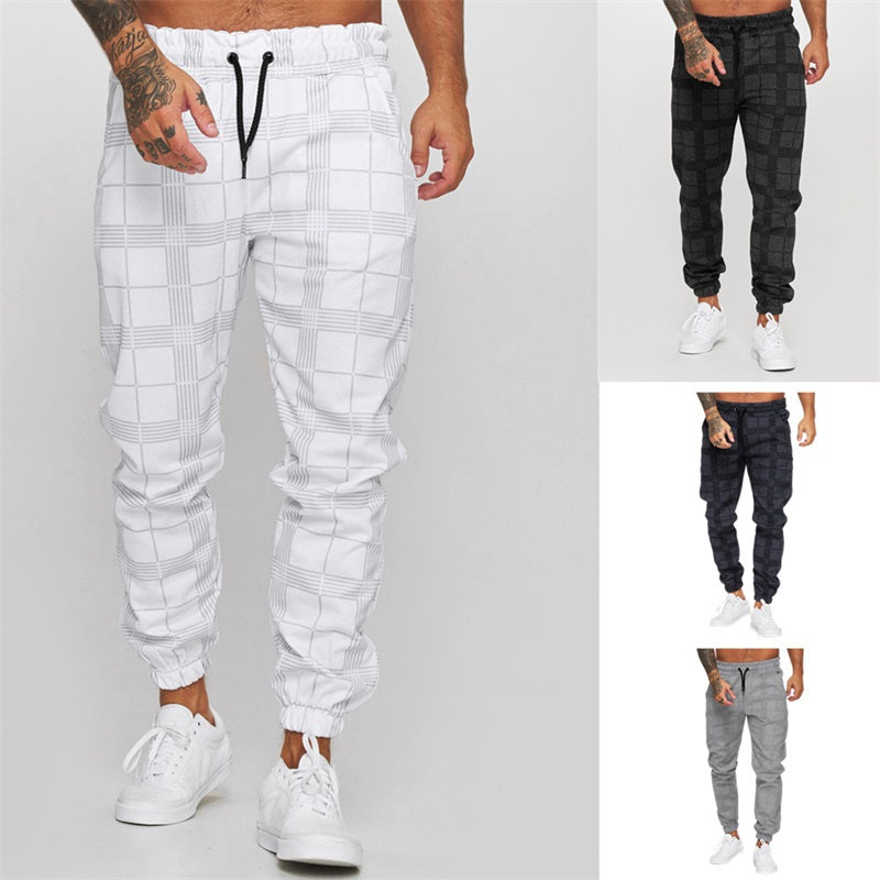 Herrenhose mit 3D-Digitalkaro