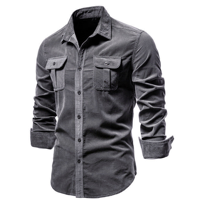 Cord Herren Business-Hemd