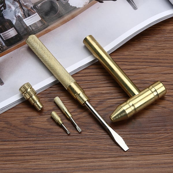 🎁2023-Weihnachten Hot Sale🎁 HALBER PREIS🔥🔥6 in1 Micro Mini Multifunktions-Kupferhammer