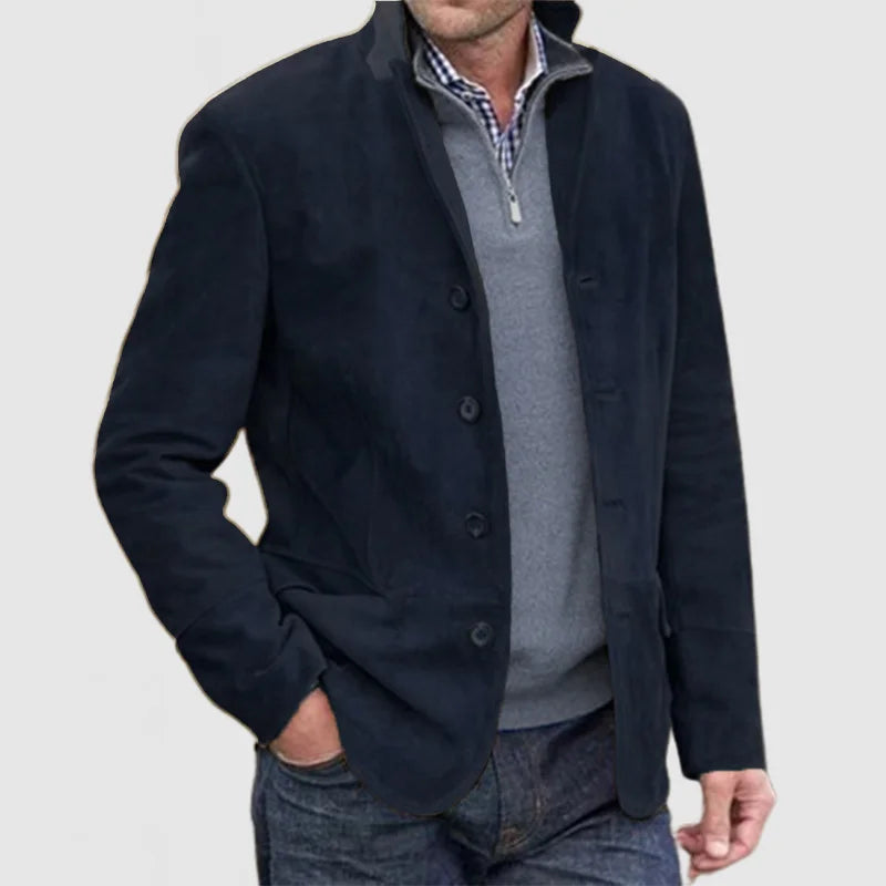 Klassische Vintage-Casual-Button-Down-Jacke für Herren