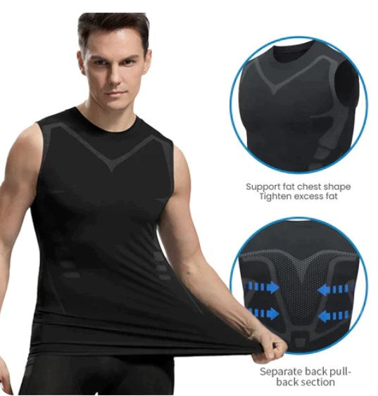 š„Letzter Tag mit 50% Rabatt - Version Ionic Shaping Ƥrmelloses Ƥrmelloses Shirt