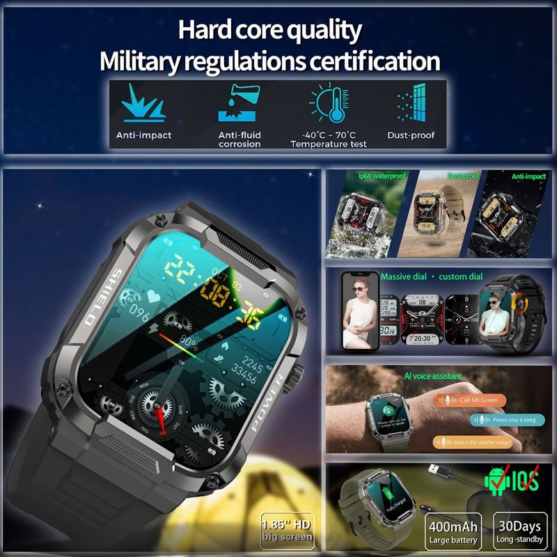 2023 NEUE PERFEKTIONISTISCHE MILITÄR-SMARTWATCH