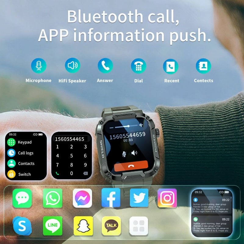 2023 NEUE PERFEKTIONISTISCHE MILITÄR-SMARTWATCH
