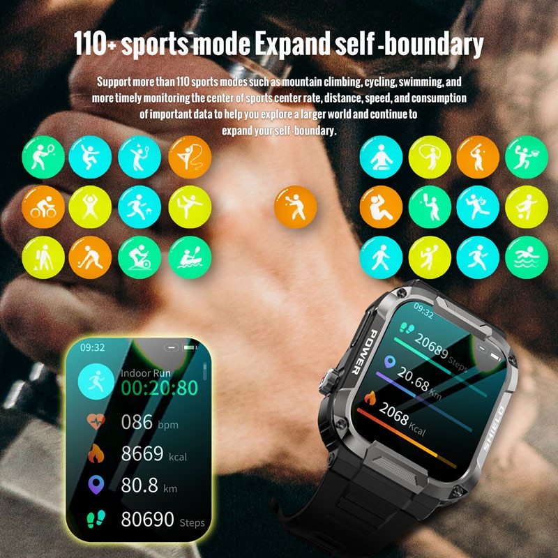 2023 NEUE PERFEKTIONISTISCHE MILITÄR-SMARTWATCH