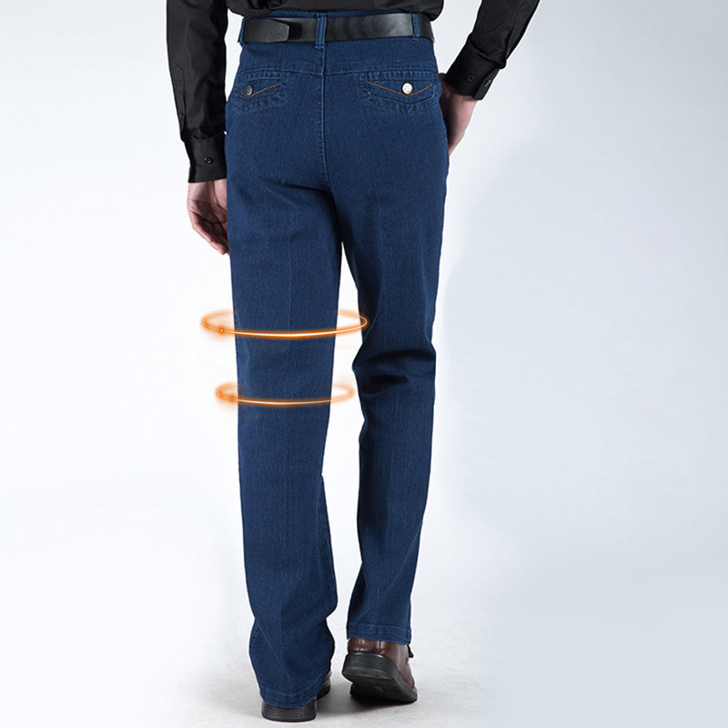 đ„ Herren High Waist Straight Fit Stretch Jeans