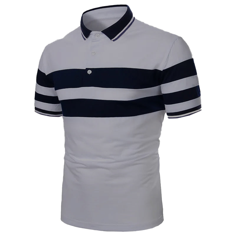Herrenmode Patchwork Klassisches Kurzarm T-Shirt