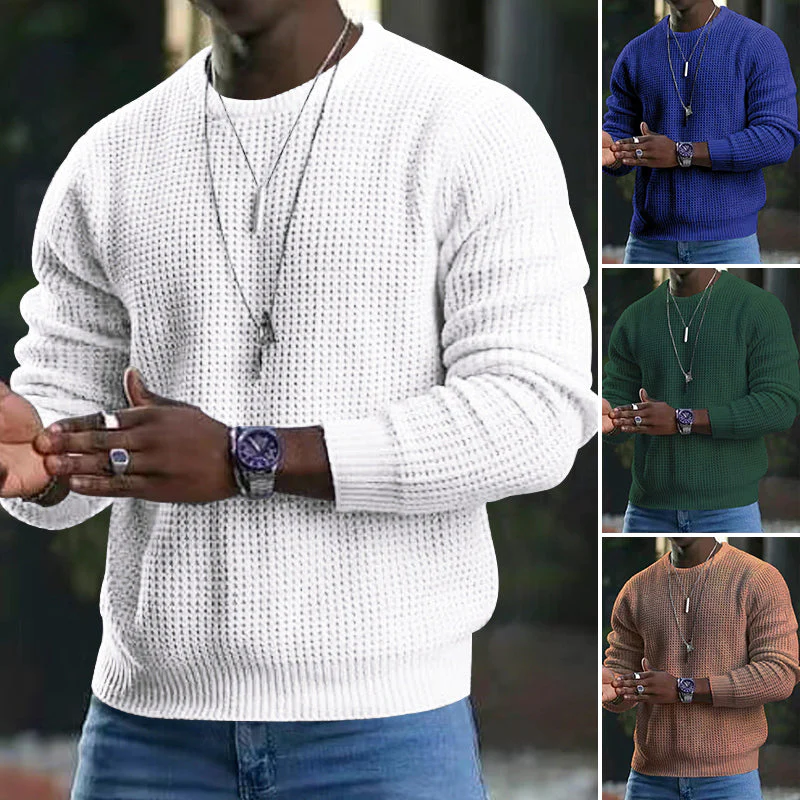 ?Freitagsverkauf schwarz-49%OFF??Pullover mit Rundhalsausschnitt und langen Ärmeln