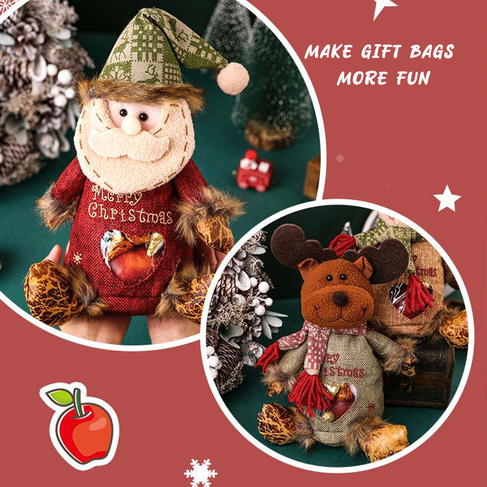 🎅 Weihnachtsverkauf - 50% OFF 🔥 Weihnachtliche Geschenktüten mit Reißverschluss