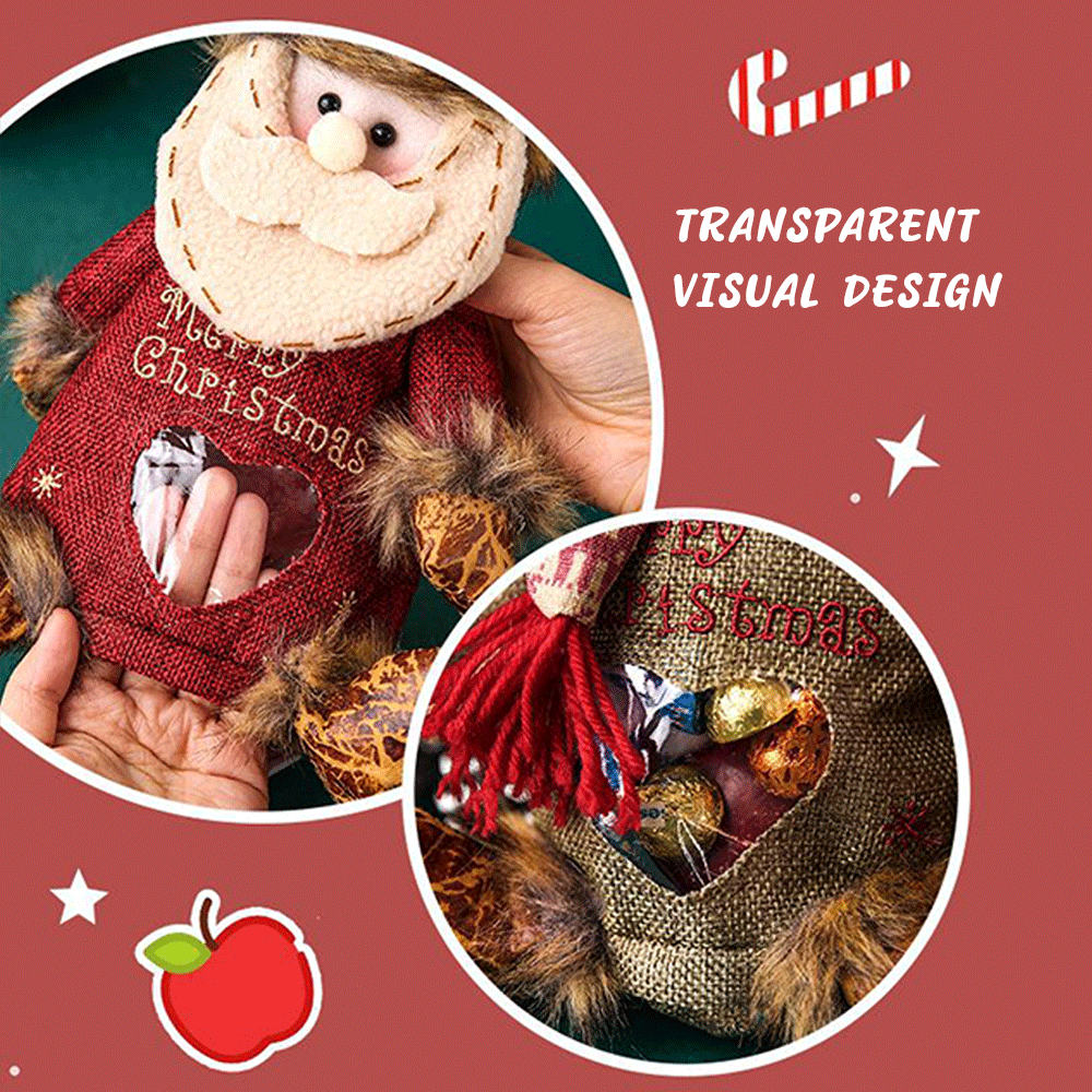 🎅 Weihnachtsverkauf - 50% OFF 🔥 Weihnachtliche Geschenktüten mit Reißverschluss