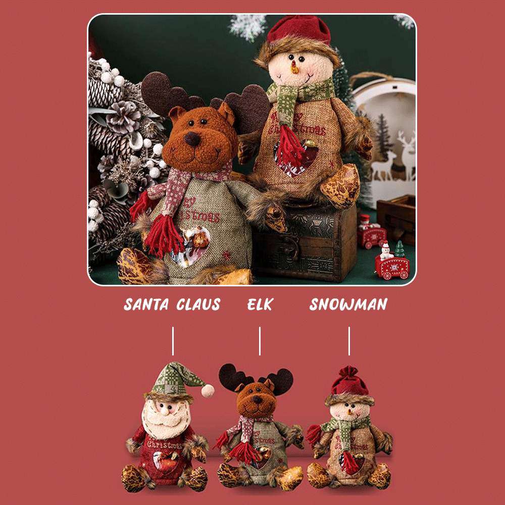 🎅 Weihnachtsverkauf - 50% OFF 🔥 Weihnachtliche Geschenktüten mit Reißverschluss