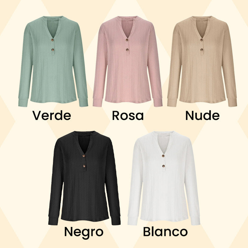 🔥 Neue Winterprodukte-49%OFF🔥 Reiner Handstrick Twist V-Ausschnitt Damen lässiges Stricktop