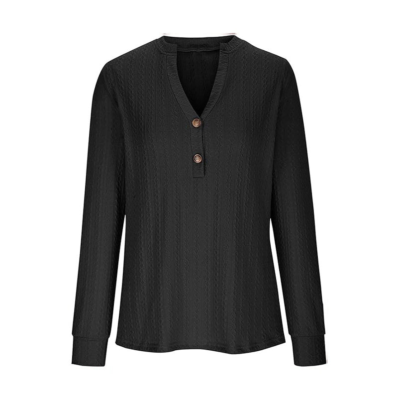 🔥 Neue Winterprodukte-49%OFF🔥 Reiner Handstrick Twist V-Ausschnitt Damen lässiges Stricktop
