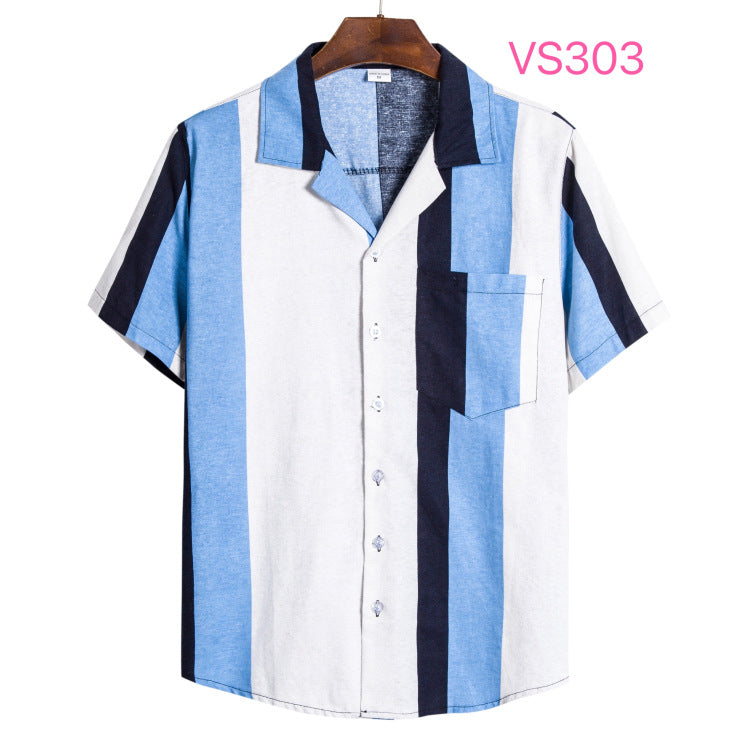 ?Neue Ankunft 2022 Neue Skinny Casual gestreiftes Hemd?