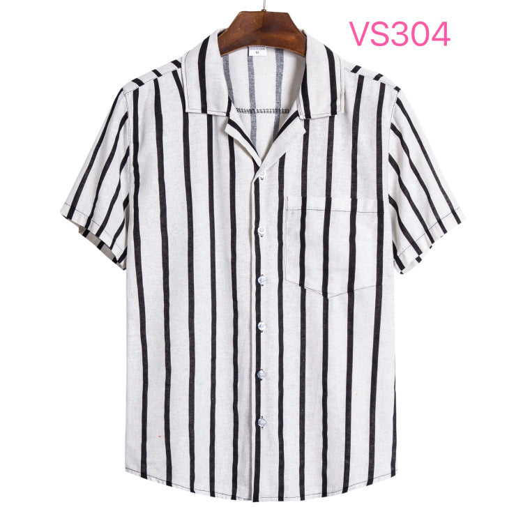 ?Neue Ankunft 2022 Neue Skinny Casual gestreiftes Hemd?