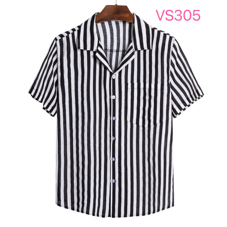?Neue Ankunft 2022 Neue Skinny Casual gestreiftes Hemd?