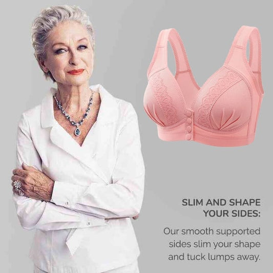 👙Kaufen Sie 1 und erhalten Sie 2 gratis ❤️‍🔥Atmungsaktiver, hautfreundlicher Baumwoll-BH mit Knopf vorne