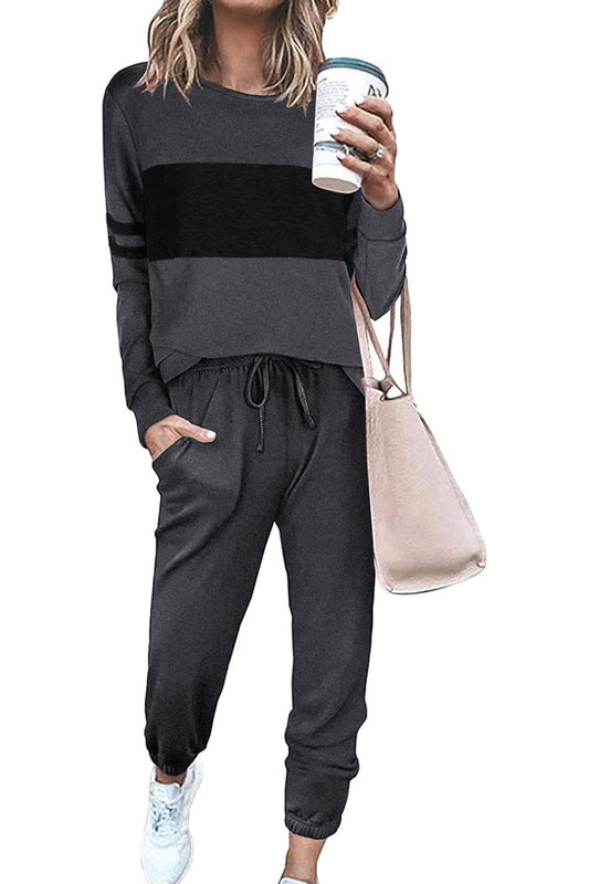 Lässiges 2-teiliges Loungewear-Set in Farbe (letzte Tage: Große Ersparnis!!!)