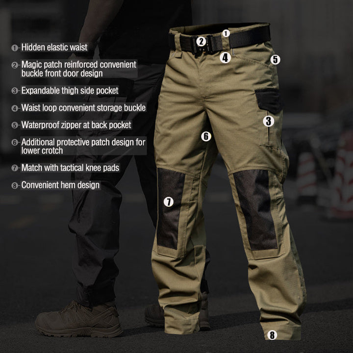 🎊Weihnachtsaktion🎊🔥Herren-Urban-Cargohose, wasserdichte Ripstop-Taktikhose⚡