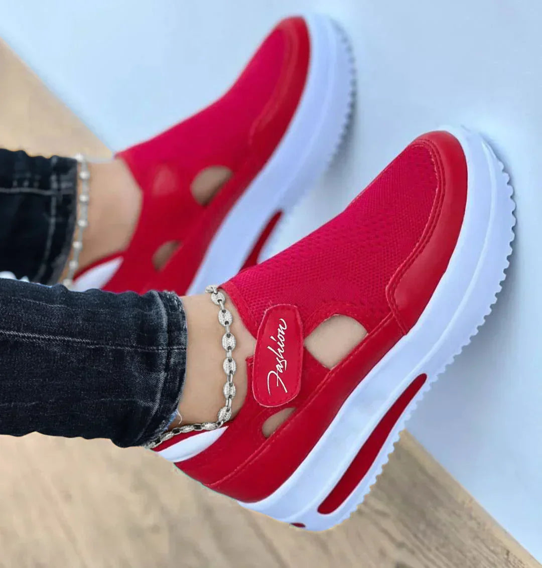 ✨Orthopädische Freizeitschuhe für Damen mit runder Spitze und dicker Sohle