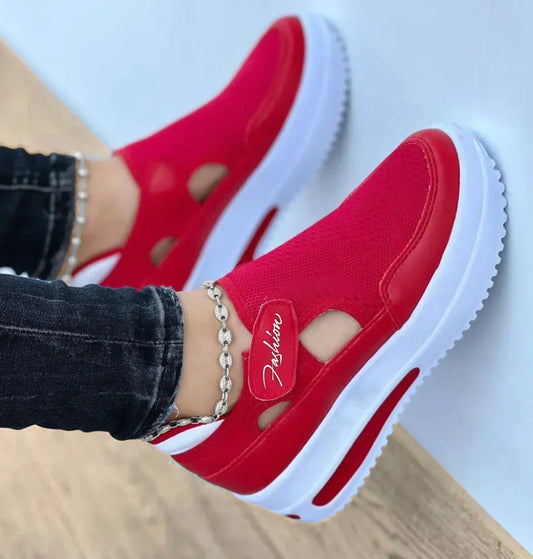 ✨Orthopädische Freizeitschuhe für Damen mit runder Spitze und dicker Sohle