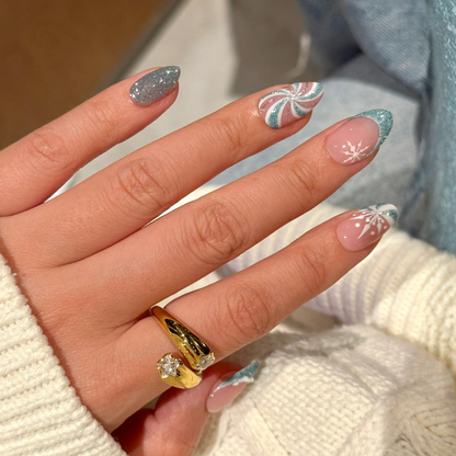 🎁Heißer Verkauf 49 % Rabatt🎄✨Handgefertigte Cat-Eye-Kunstnägel für Damen