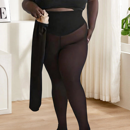 🔥 Weihnachtsaktion –Kaufen Sie 1, erhalten Sie 2 gratis dazu❄️Flawless Legs – künstliche, durchscheinende, warme, mit Plüsch gefütterte, elastische Strumpfhose