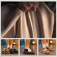 Damen-Retro-Sandalen mit dicker Sohle und Klettverschluss-Hergestellt aus hochwertigem Schweinsleder der ersten Schicht